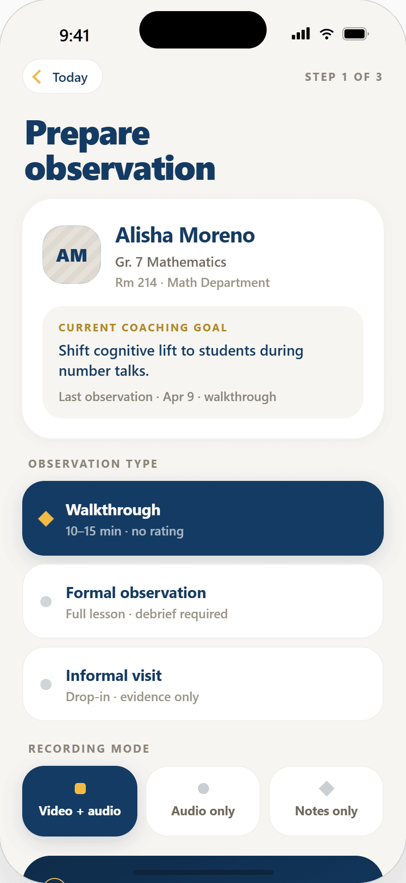 Preparing a walkthrough in Beacon